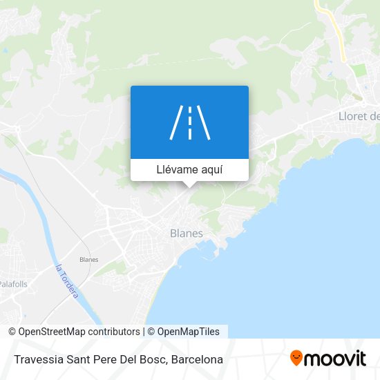 Mapa Travessia Sant Pere Del Bosc
