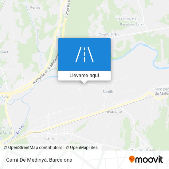 Mapa Camí De Medinyà