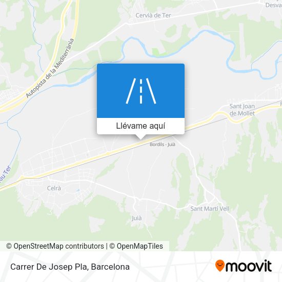 Mapa Carrer De Josep Pla