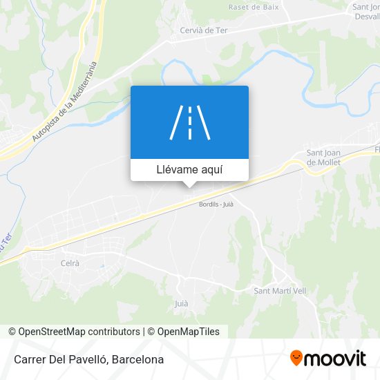 Mapa Carrer Del Pavelló