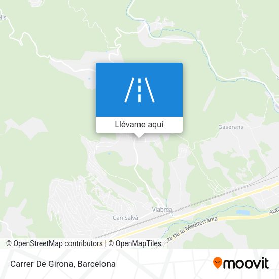 Mapa Carrer De Girona