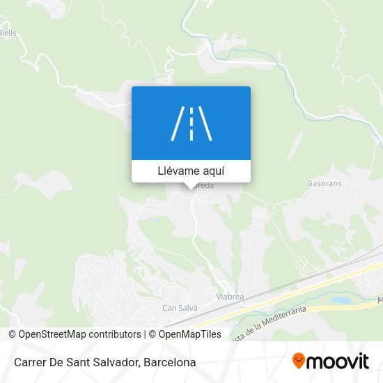 Mapa Carrer De Sant Salvador