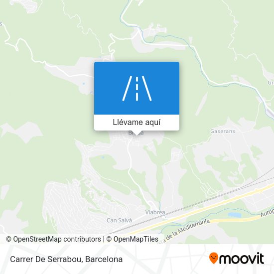Mapa Carrer De Serrabou