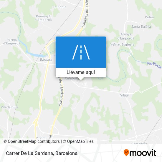Mapa Carrer De La Sardana