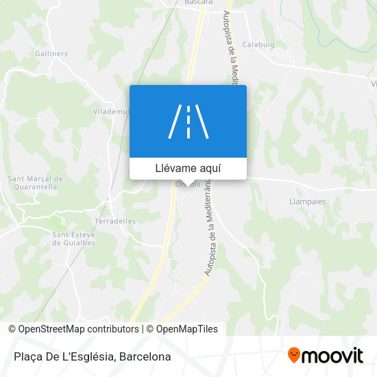 Mapa Plaça De L'Església