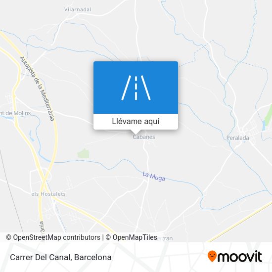 Mapa Carrer Del Canal