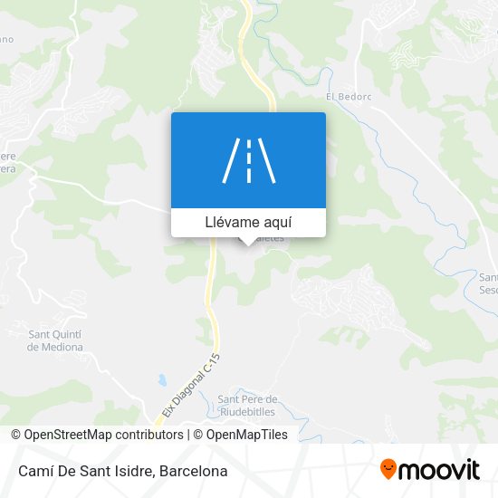 Mapa Camí De Sant Isidre
