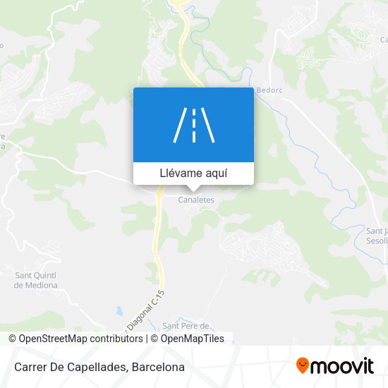 Mapa Carrer De Capellades
