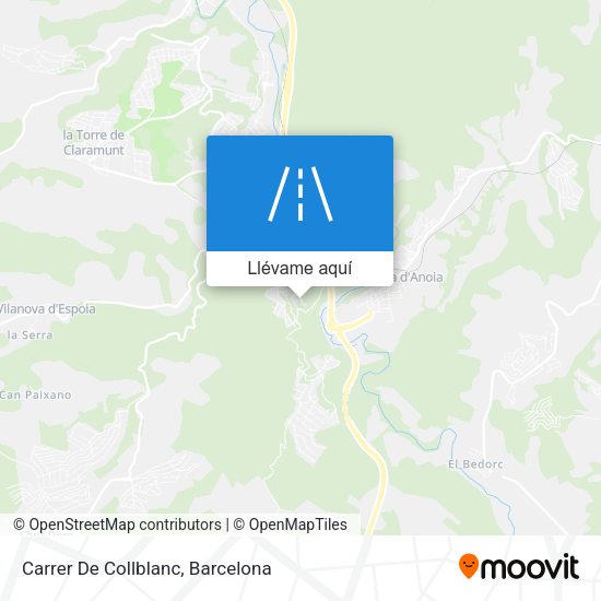 Mapa Carrer De Collblanc