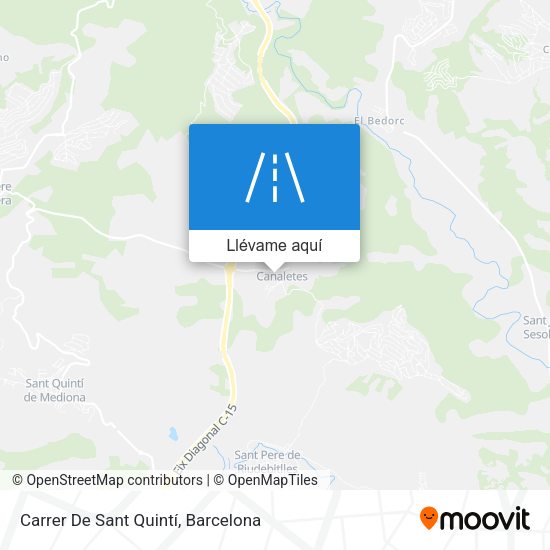 Mapa Carrer De Sant Quintí
