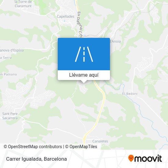 Mapa Carrer Igualada