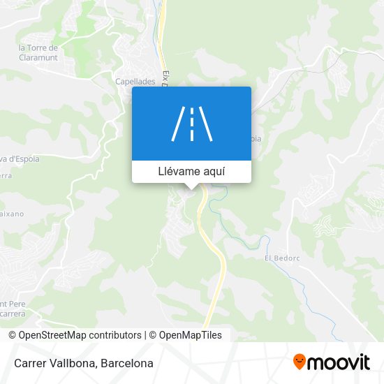 Mapa Carrer Vallbona