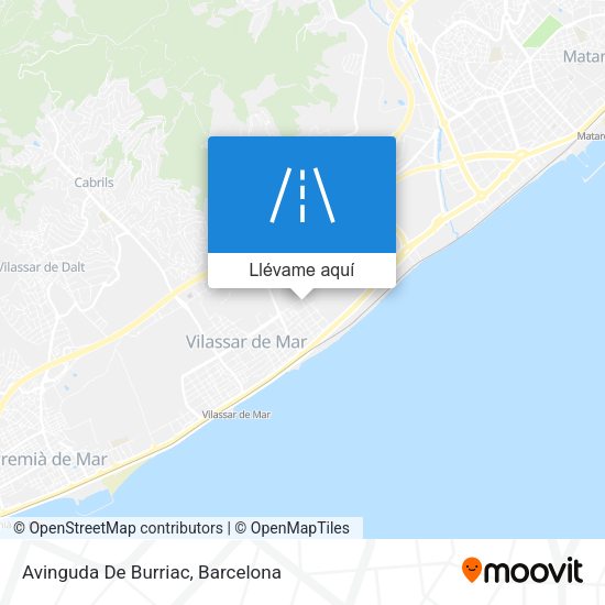 Mapa Avinguda De Burriac