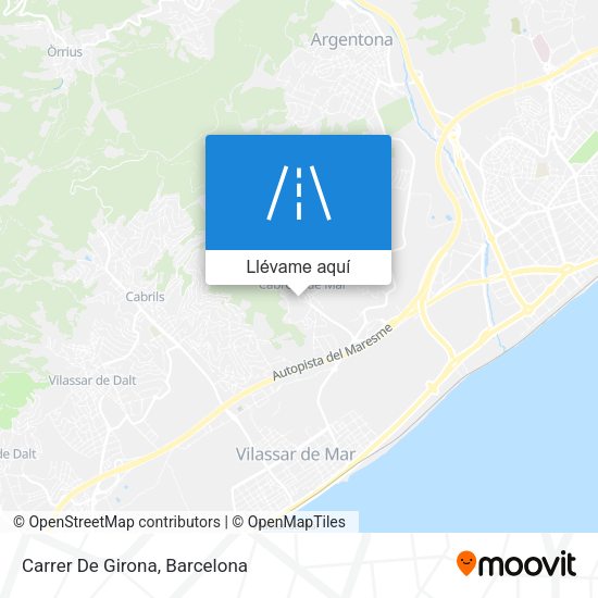 Mapa Carrer De Girona