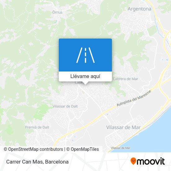 Mapa Carrer Can Mas
