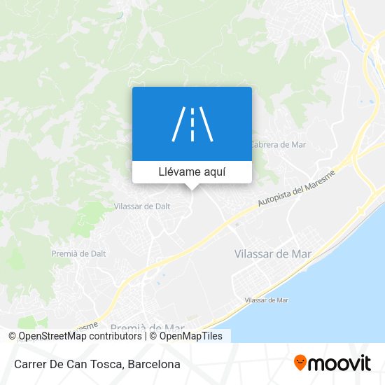 Mapa Carrer De Can Tosca