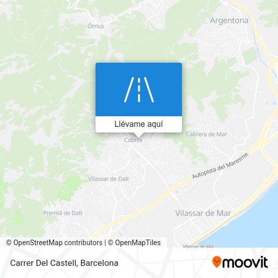 Mapa Carrer Del Castell