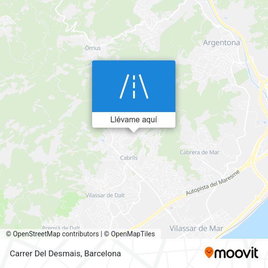 Mapa Carrer Del Desmais