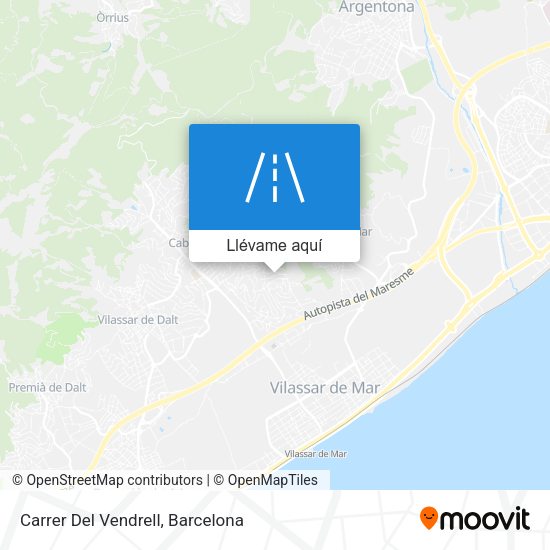 Mapa Carrer Del Vendrell