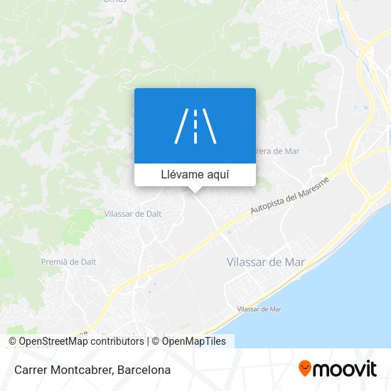 Mapa Carrer Montcabrer