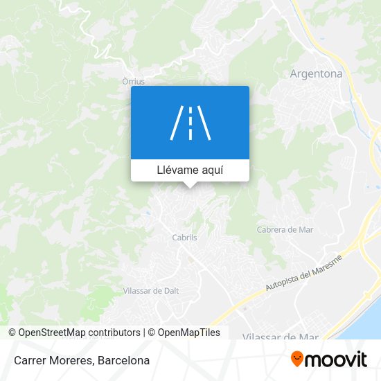 Mapa Carrer Moreres