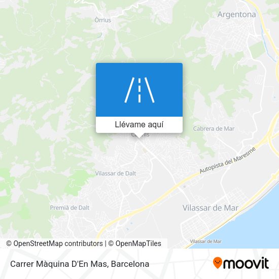 Mapa Carrer Màquina D'En Mas