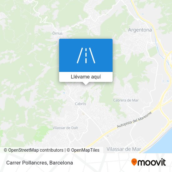 Mapa Carrer Pollancres