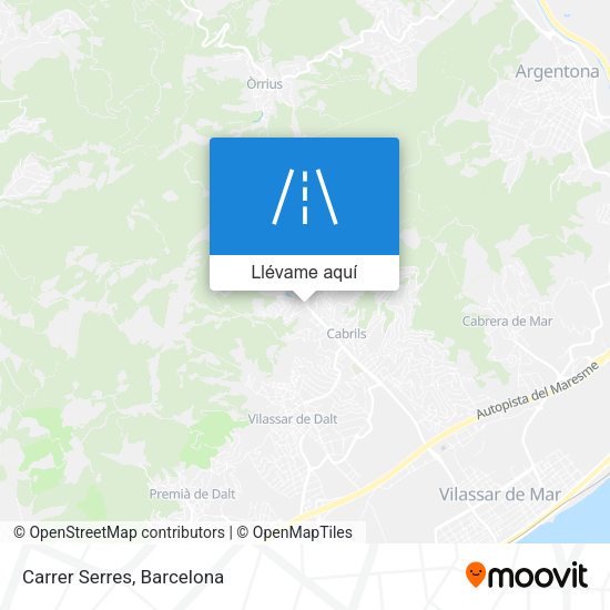 Mapa Carrer Serres