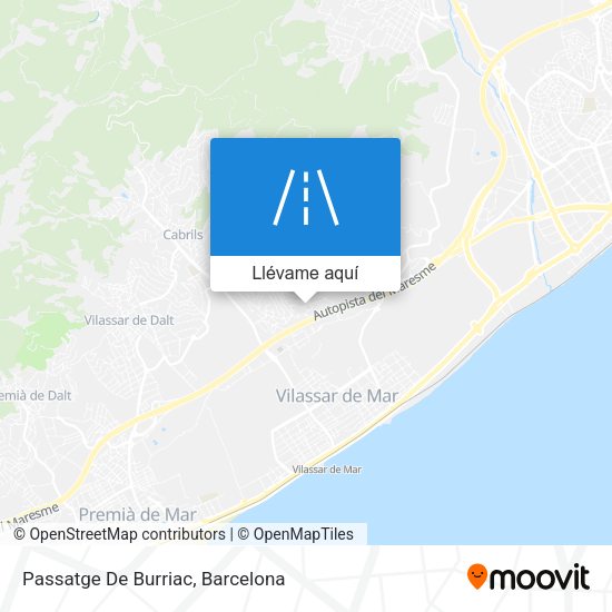 Mapa Passatge De Burriac