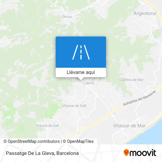 Mapa Passatge De La Gleva