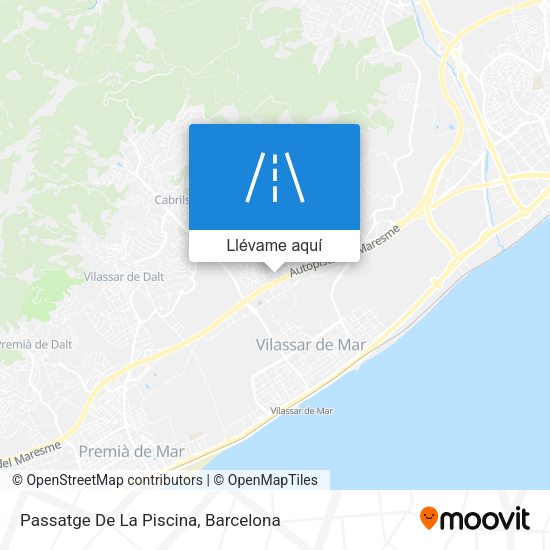 Mapa Passatge De La Piscina