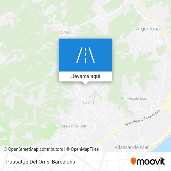 Mapa Passatge Del Oms