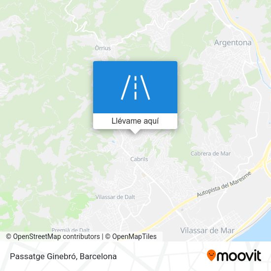 Mapa Passatge Ginebró