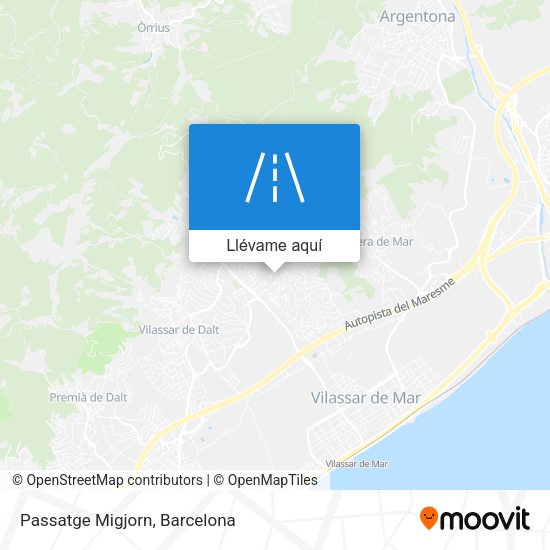 Mapa Passatge Migjorn