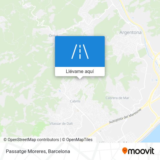 Mapa Passatge Moreres