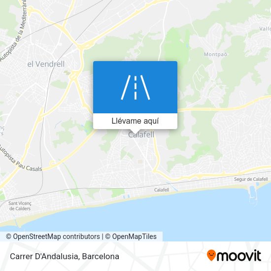 Mapa Carrer D'Andalusia