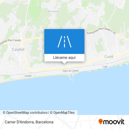 Mapa Carrer D'Andorra