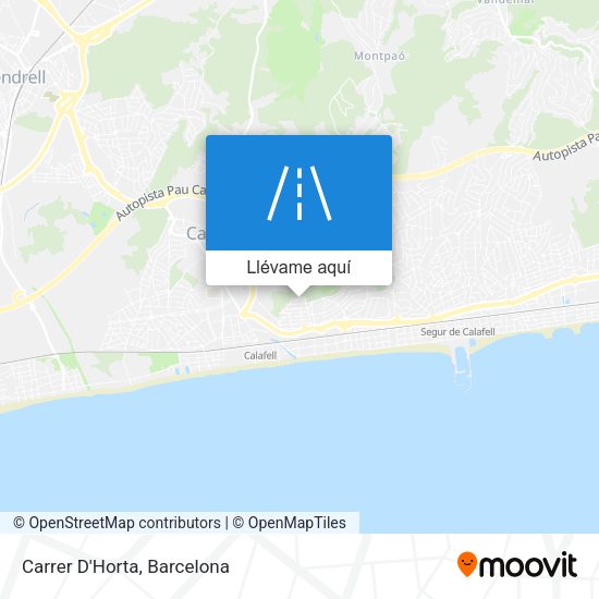 Mapa Carrer D'Horta