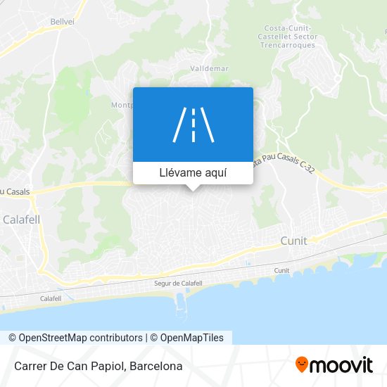 Mapa Carrer De Can Papiol
