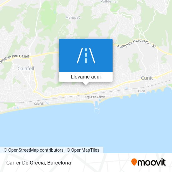 Mapa Carrer De Grècia