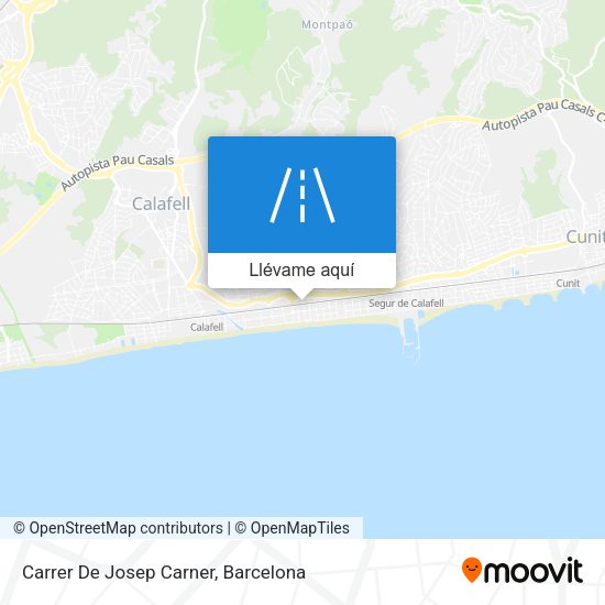 Mapa Carrer De Josep Carner
