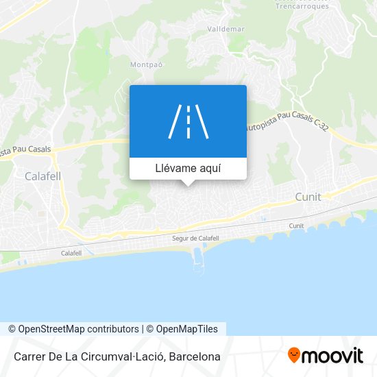 Mapa Carrer De La Circumval·Lació