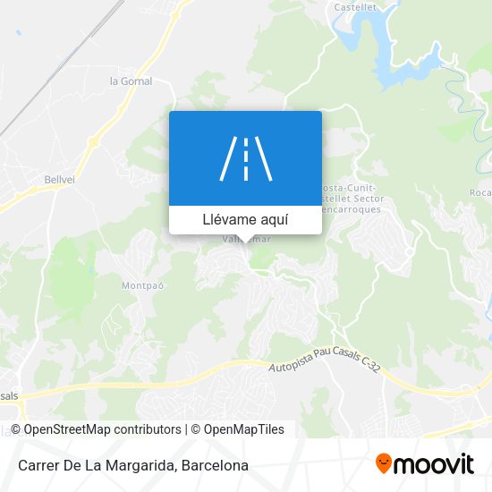 Mapa Carrer De La Margarida