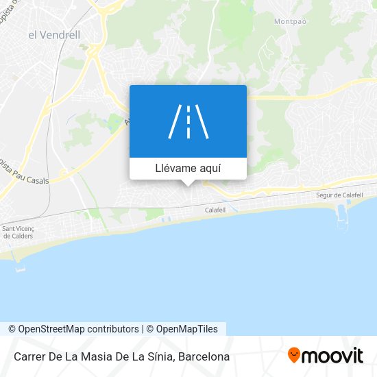 Mapa Carrer De La Masia De La Sínia