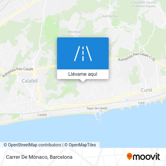 Mapa Carrer De Mònaco