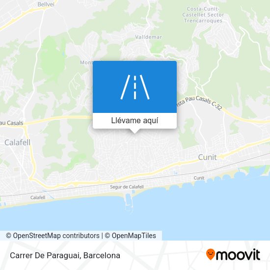 Mapa Carrer De Paraguai