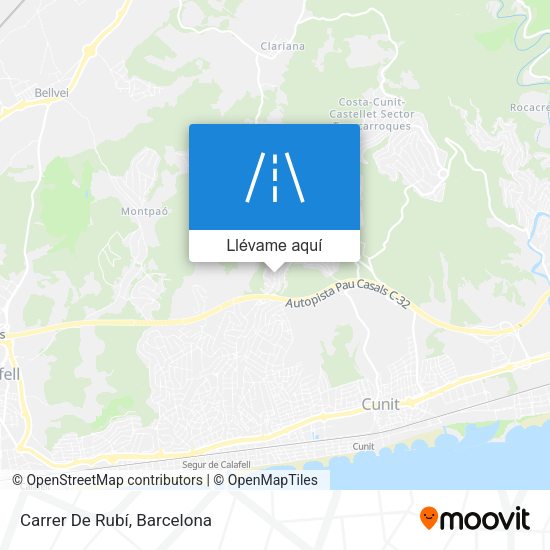 Mapa Carrer De Rubí