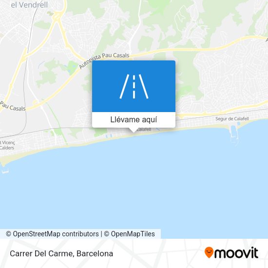 Mapa Carrer Del Carme