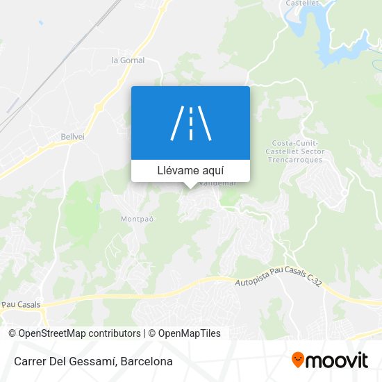 Mapa Carrer Del Gessamí