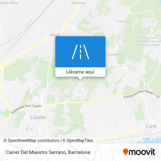 Mapa Carrer Del Maestro Serrano